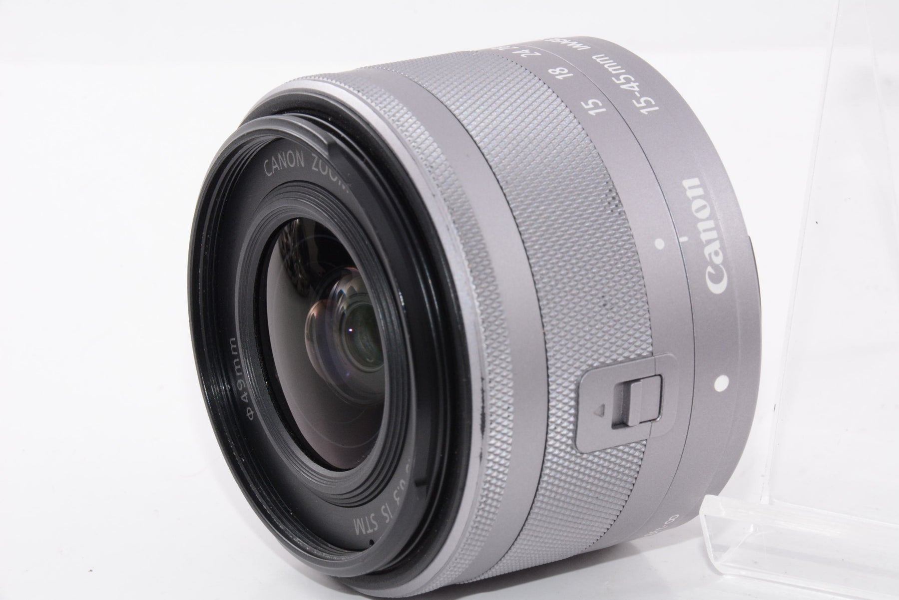 【外観並級】Canon ミラーレス一眼カメラ EOS M10 レンズキット(ホワイト) EF-M15-45mm F3.5-6.3 IS STM 付属 EOSM10WH-1545ISSTMLK
