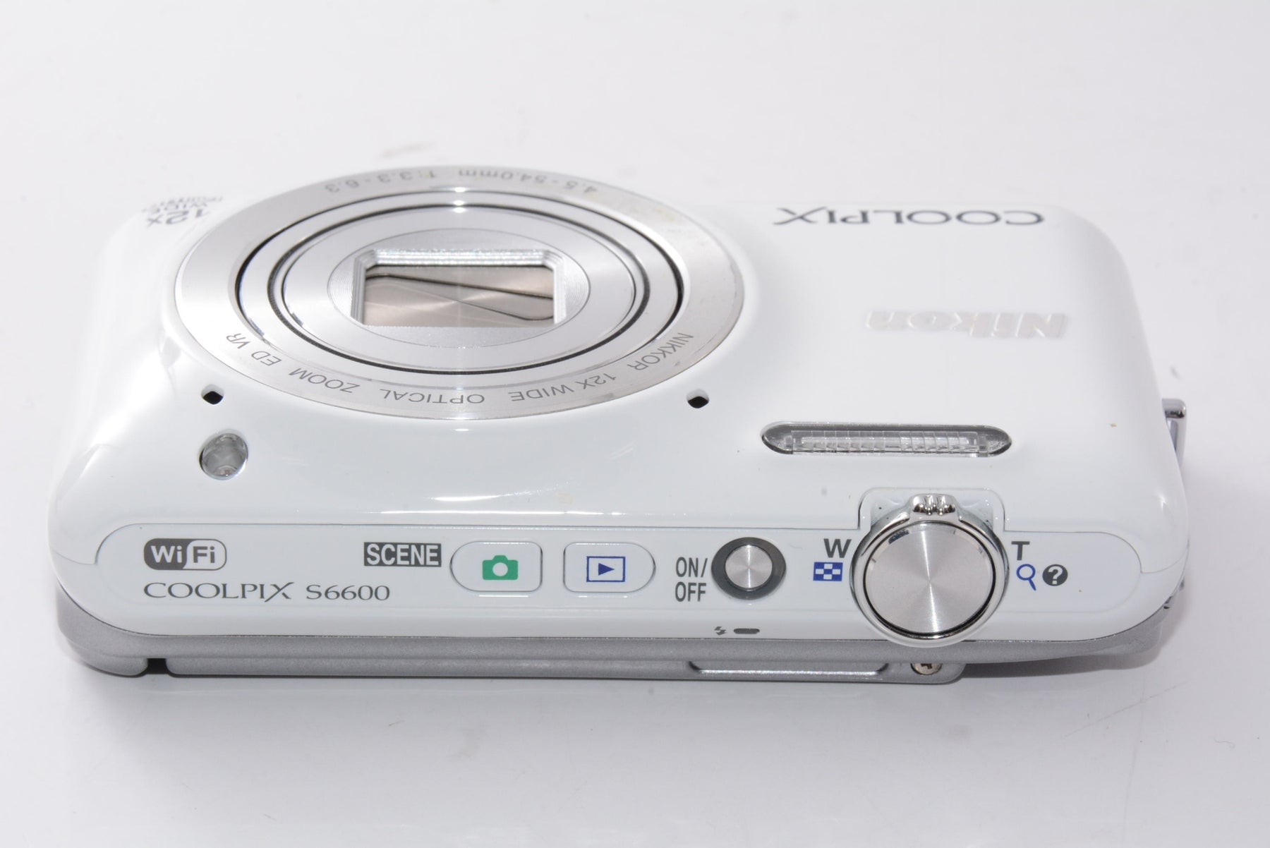 【外観並級】Nikon クールピクス S6600WH ナチュラルホワイト