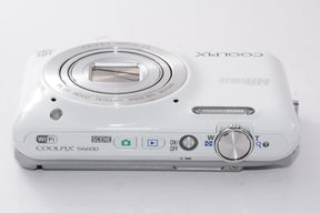 【外観並級】Nikon クールピクス S6600WH ナチュラルホワイト