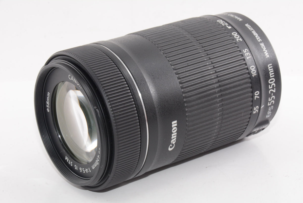 【外観並級】Canon 望遠ズームレンズ EF-S55-250mm F4-5.6 IS STM