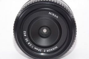 【外観特上級】Nikon 広角単焦点レンズ NIKKOR Z 28mm f/2.8 Zマウント