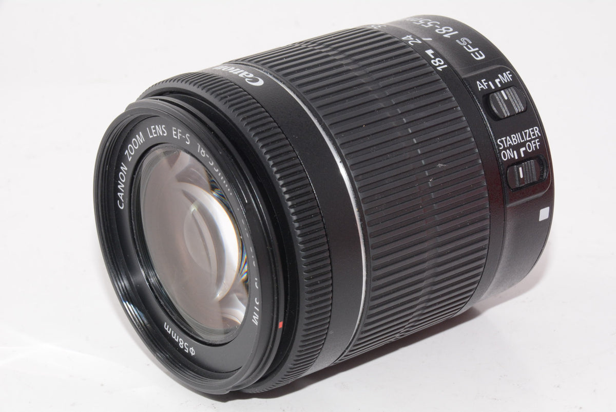 【外観特上級】Canon 標準ズームレンズ EF-S18-55mm F3.5-5.6 IS STM