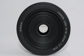 【外観特上級】Canon EF-M22mm F2 STM ミラーレス一眼対応