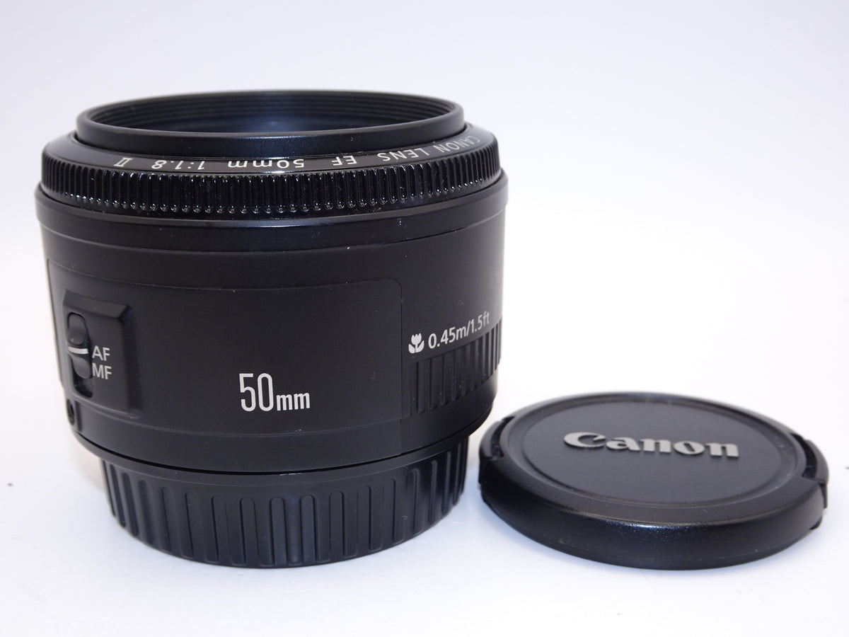 【外観並級】Canon 単焦点レンズ EF50mm F1.8 II フルサイズ対応