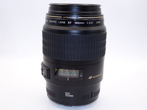 【外観特上級】Canon 単焦点マクロレンズ EF100mm F2.8 マクロ USM フルサイズ対応