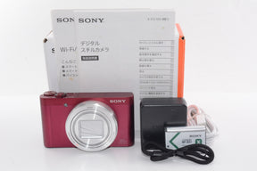 【外観特上級】ソニー SONY デジタルカメラ DSC-WX500 光学30倍ズーム 1820万画素 レッド Cyber-shot DSC-WX500 RC