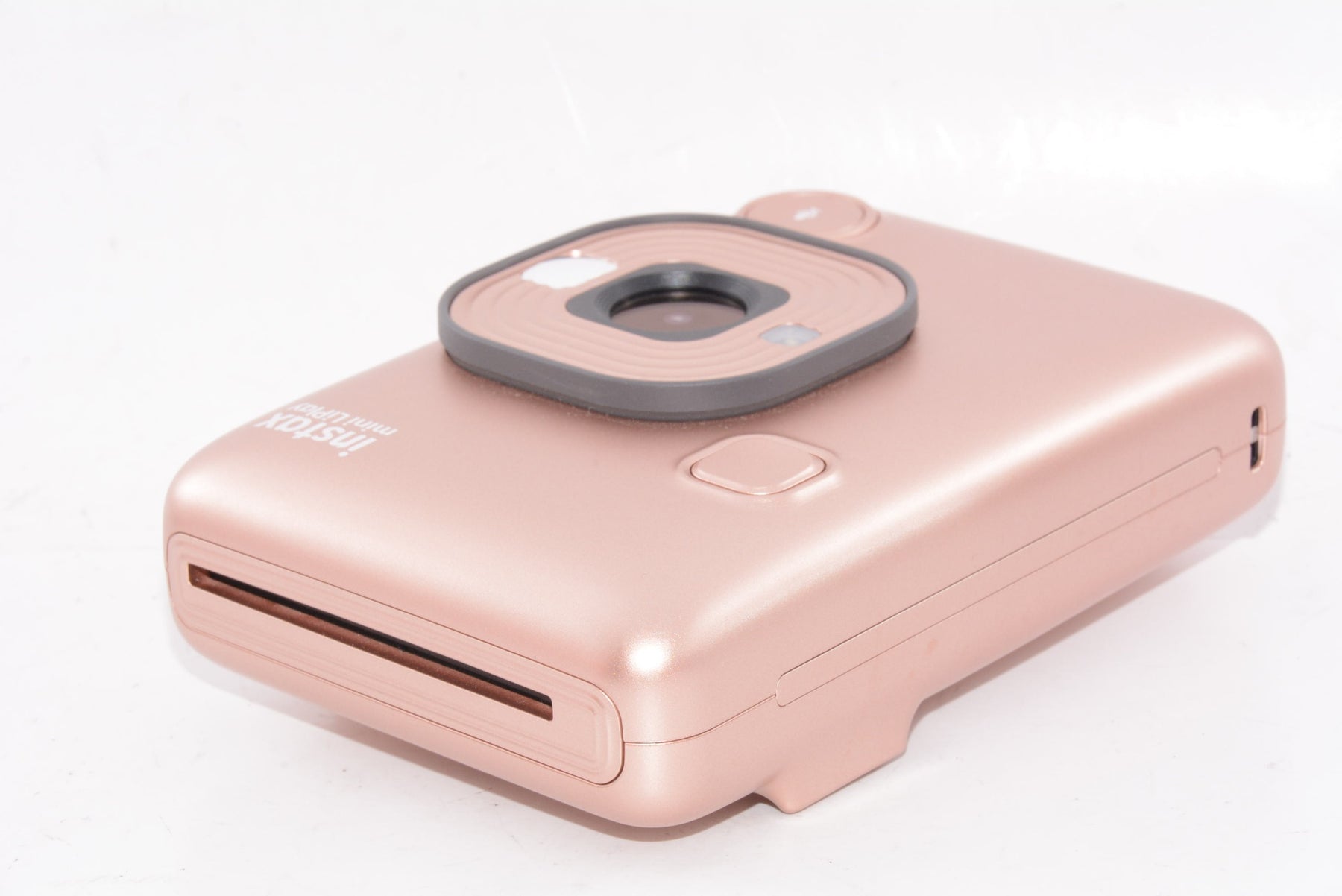 【外観特上級】FUJIFILM チェキ インスタントカメラ/スマホプリンター instax mini LiPlay ブラッシュゴールド