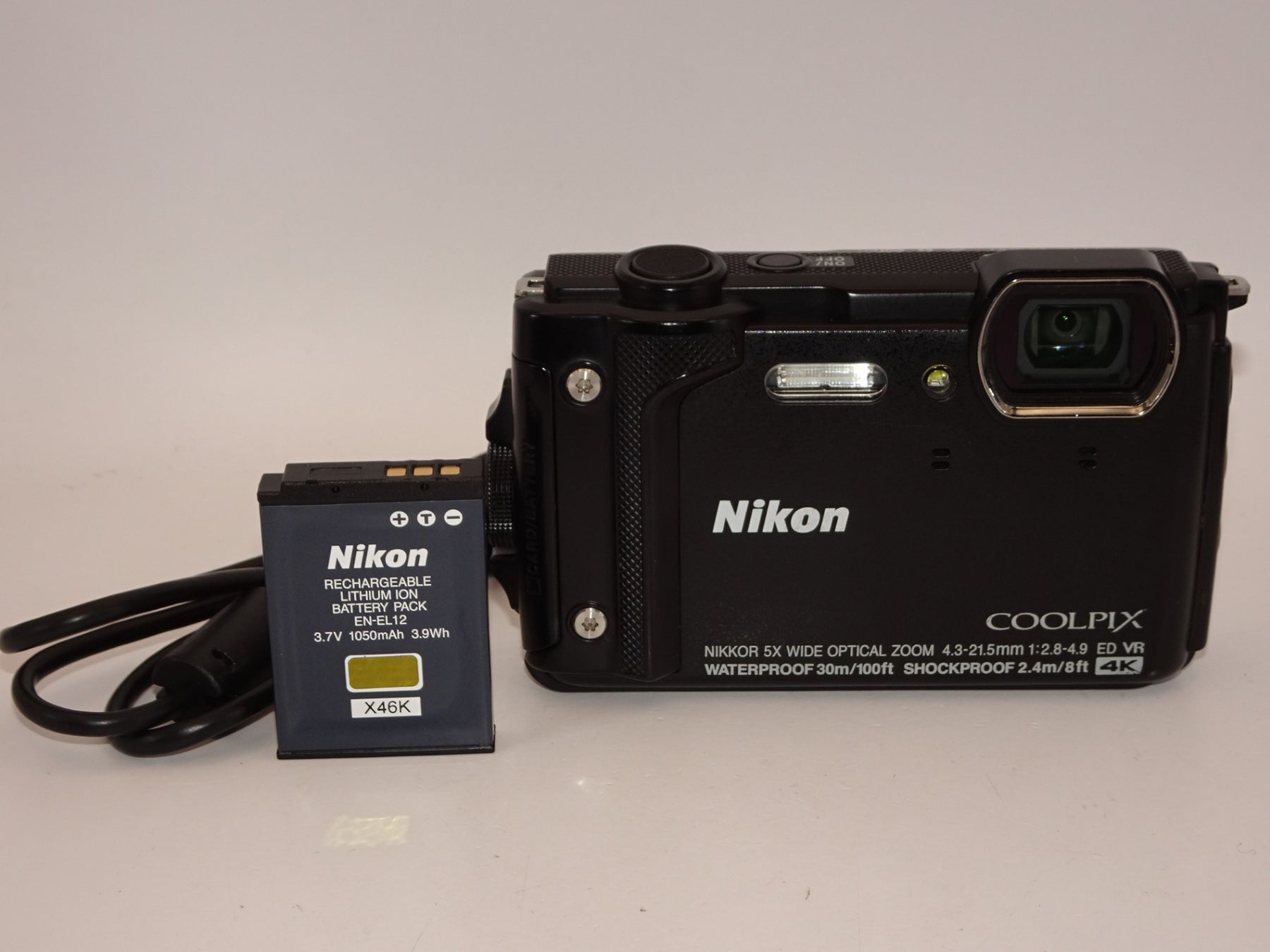 【外観並級】Nikon デジタルカメラ COOLPIX W300 BK クールピクス ブラック