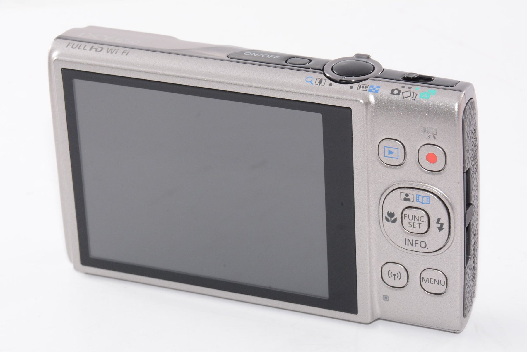 【外観特上級】Canon コンパクトデジタルカメラ IXY 650 シルバー IXY650SL