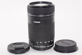 【外観特上級】Canon 望遠ズームレンズ EF-S55-250mm F4-5.6 IS STM