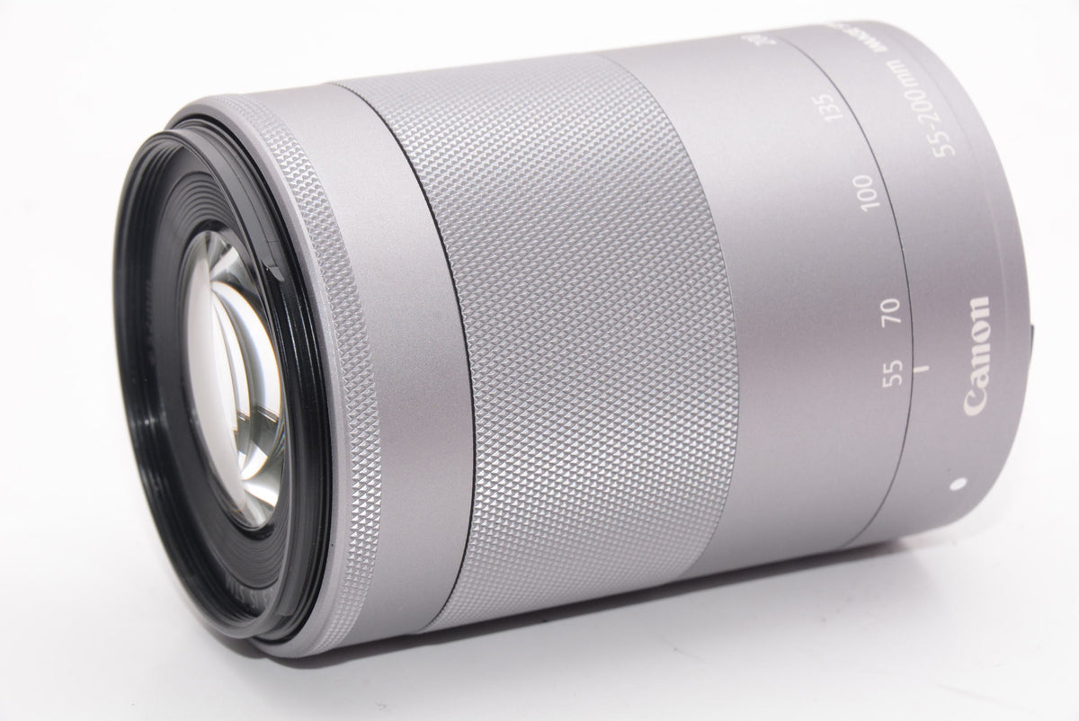 【外観特上級】Canon EF-M55-200mm F4.5-6.3 IS STM シルバー