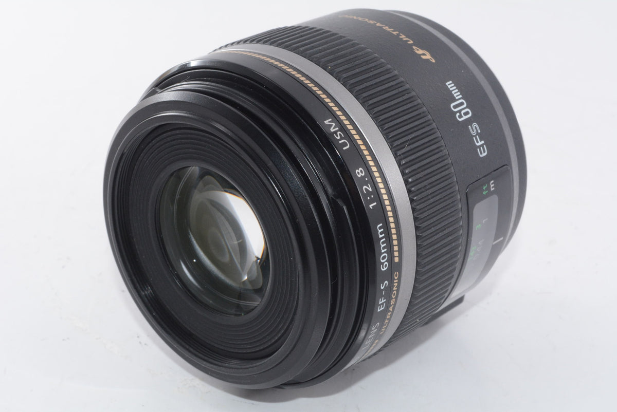 【外観並級】Canon 単焦点マクロレンズ EF-S60mm F2.8マクロ USM APS-C対応