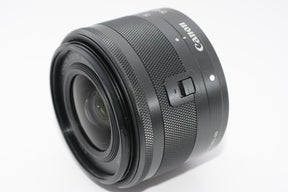 【外観特上級】Canon 標準ズームレンズ EF-M15-45mm F3.5-6.3IS STM(グラファイト) ミラーレス一眼対応 EF-M15-45ISSTM
