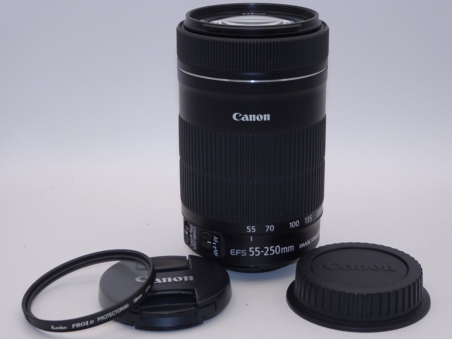 【外観並級】Canon 望遠ズームレンズ EF-S55-250mm F4-5.6 IS STM