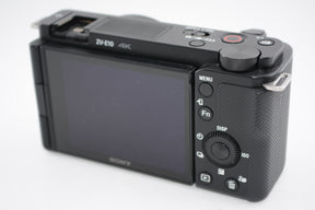 【外観特上級】SONY ミラーレス一眼カメラ ZV-E10 パワーズームレンズキット(同梱レンズ:SELP1650) ブラック ZV-E10L B