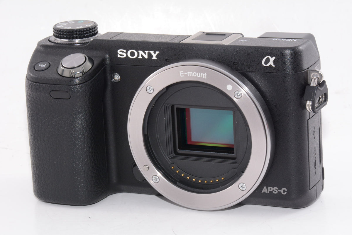 【外観並級】ソニー SONY ミラーレス一眼 α NEX-6 パワーズームレンズキット E PZ 16-50mm F3.5-5.6 OSS付属 NEX-6L/B