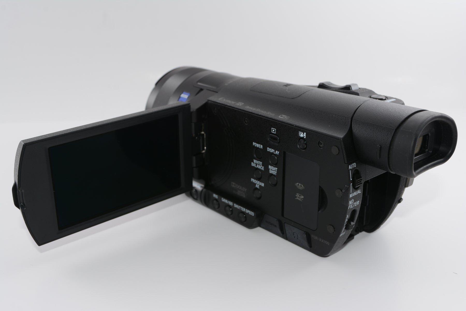 【外観特上級】ソニー SONY ビデオカメラ FDR-AX100 4K 光学12倍 ブラック Handycam FDR-AX100 BC