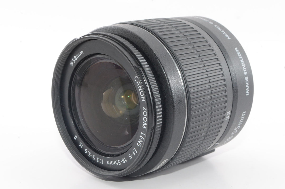 【外観特上級】Canon 標準ズームレンズ EF-S18-55mm F3.5-.5.6 IS II