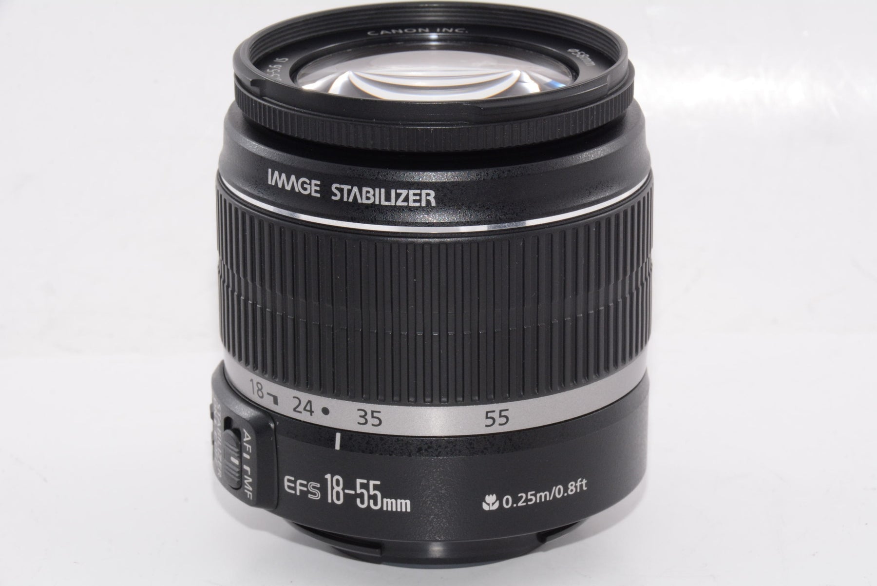 【外観特上級】Canon 標準ズームレンズ EF-S18-55mm F3.5-5.6 IS