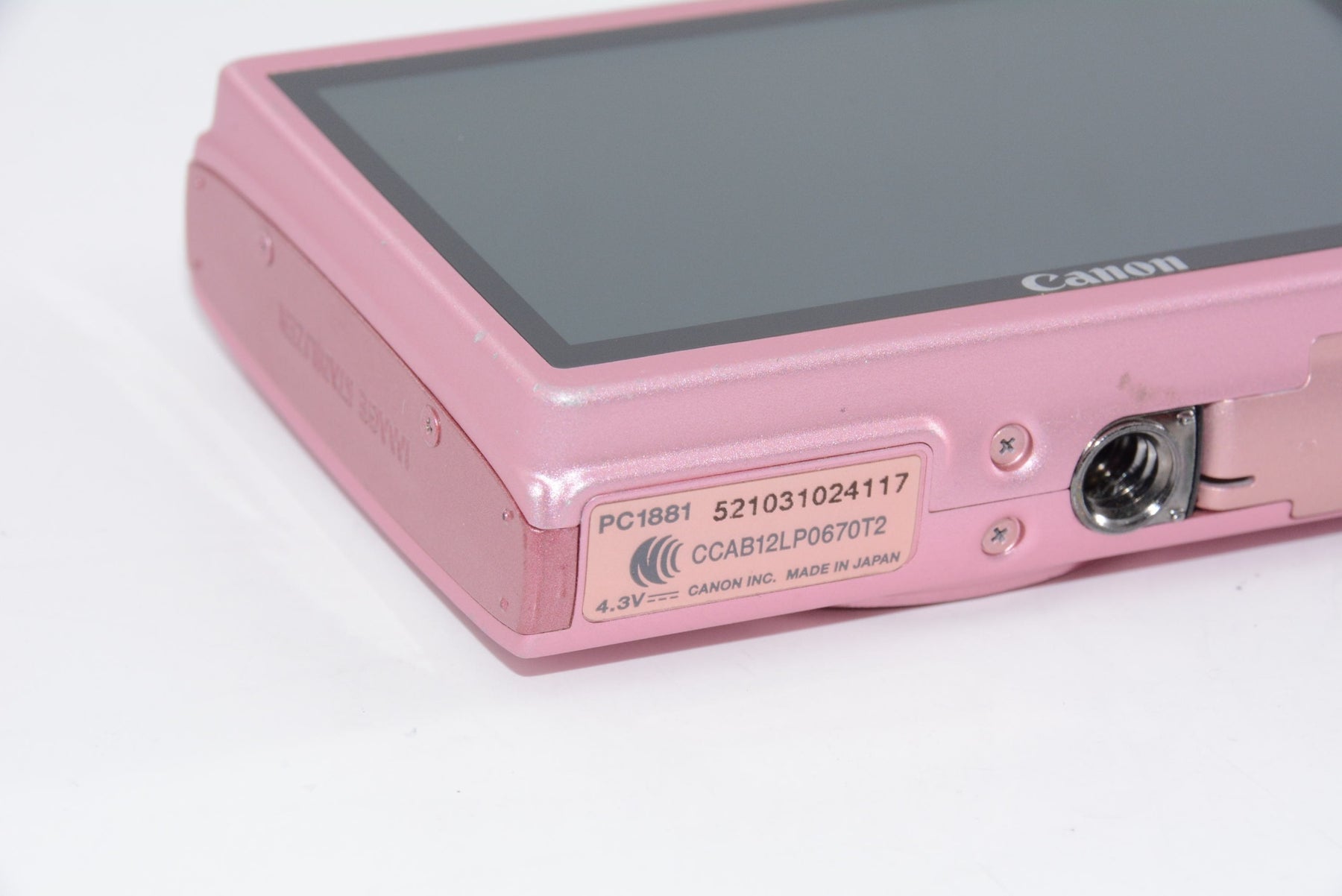 【外観並級】Canon デジタルカメラ IXY 430F ピンク 1600万画素 光学5倍ズーム Wi-Fi IXY430F(PK)