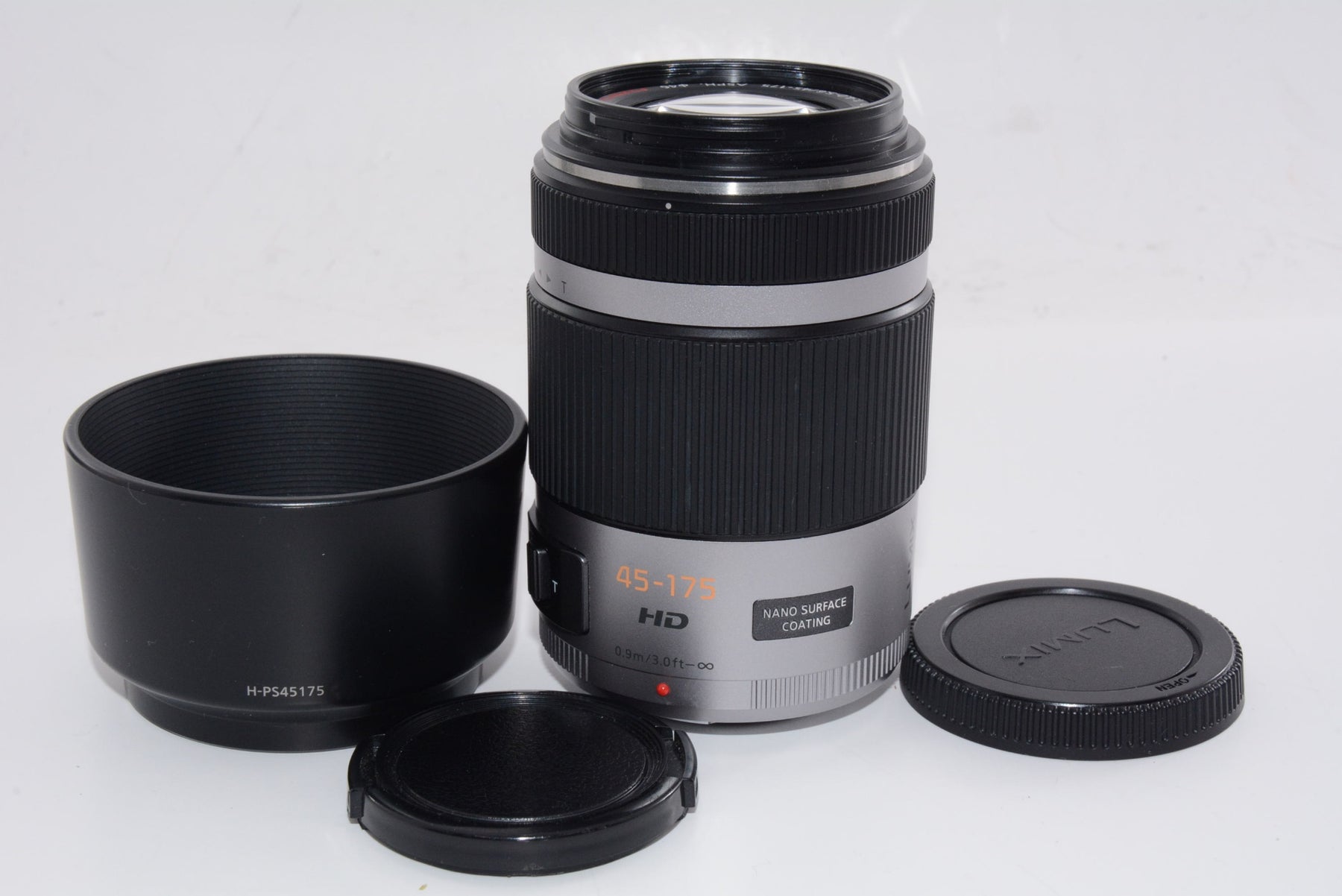 【外観特上級】パナソニック 望遠ズームレンズ マイクロフォーサーズ用 ルミックス G X VARIO PZ 45-175mm/F4.0-5.6 ASPH./POWER O.I.S. シルバー H-PS45175-S