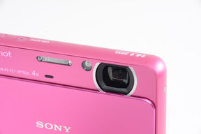【外観特上級】ソニー SONY デジタルカメラ Cybershot T99 (1410万画素CCD/光学x4/デジタルx8) ピンク DSC-T99/P
