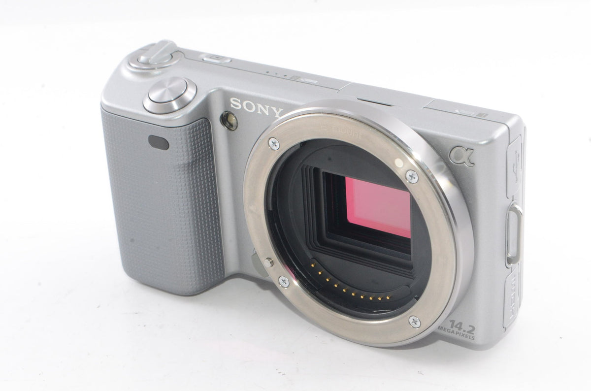 【外観特上級】ソニー SONY ミラーレス一眼α NEX-5 ダブルレンズキット シルバー NEX-5D/S