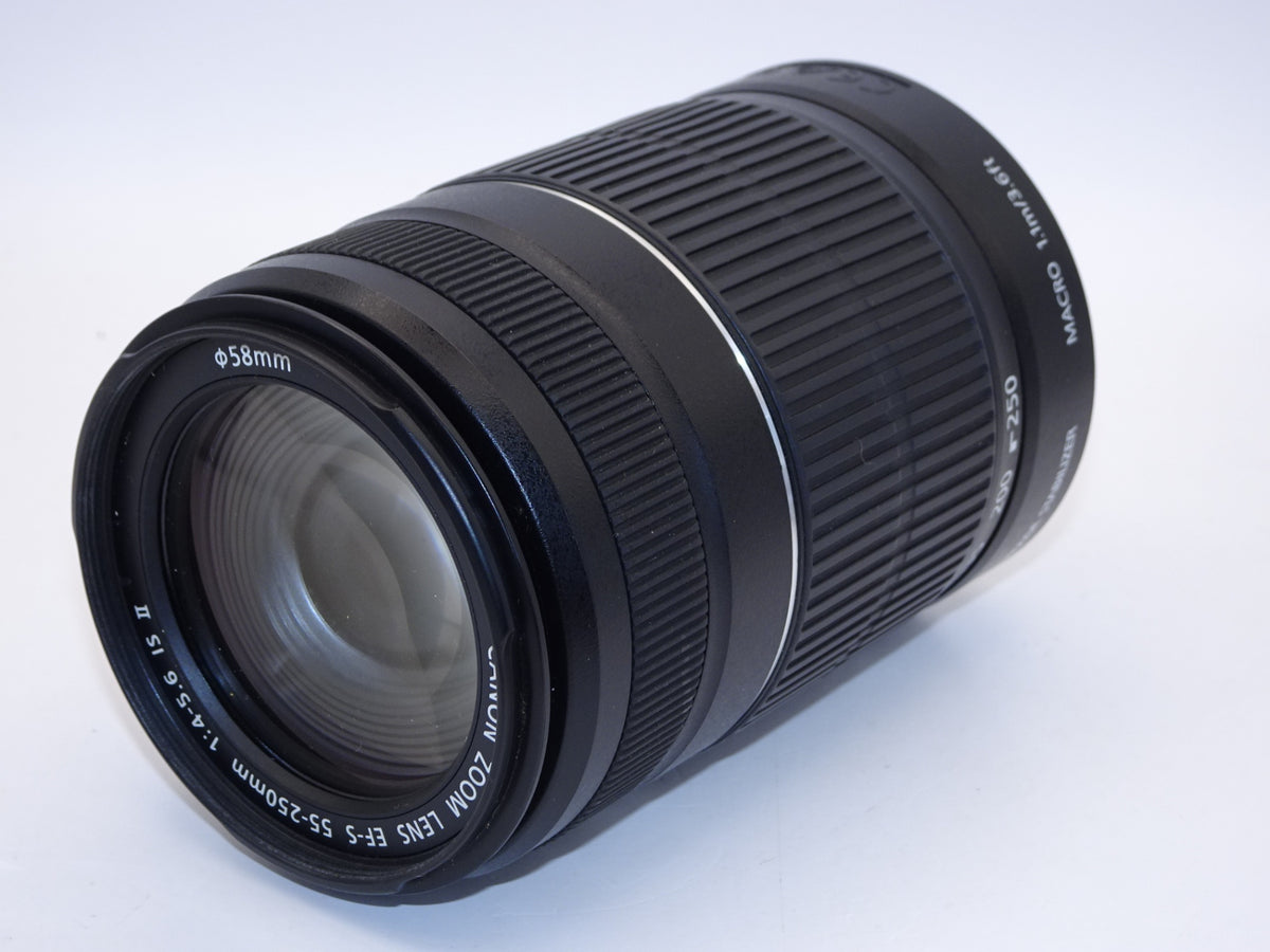 【外観特上級】Canon 望遠ズームレンズ EF-S55-250mm F4-5.6 IS II