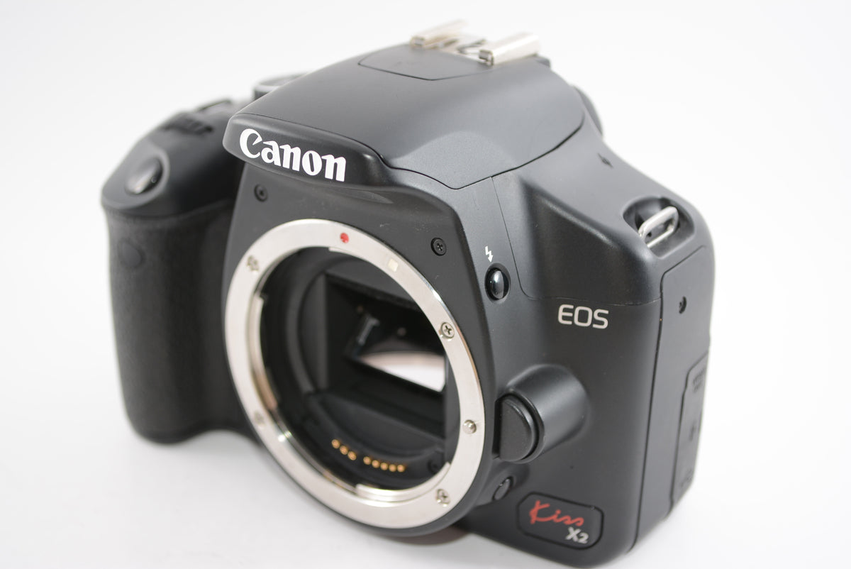【外観特上級】Canon デジタル一眼レフカメラ EOS Kiss X2 レンズキット KISSX2-LKIT