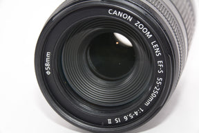 【外観並級】Canon 望遠ズームレンズ EF-S55-250mm F4-5.6 IS II