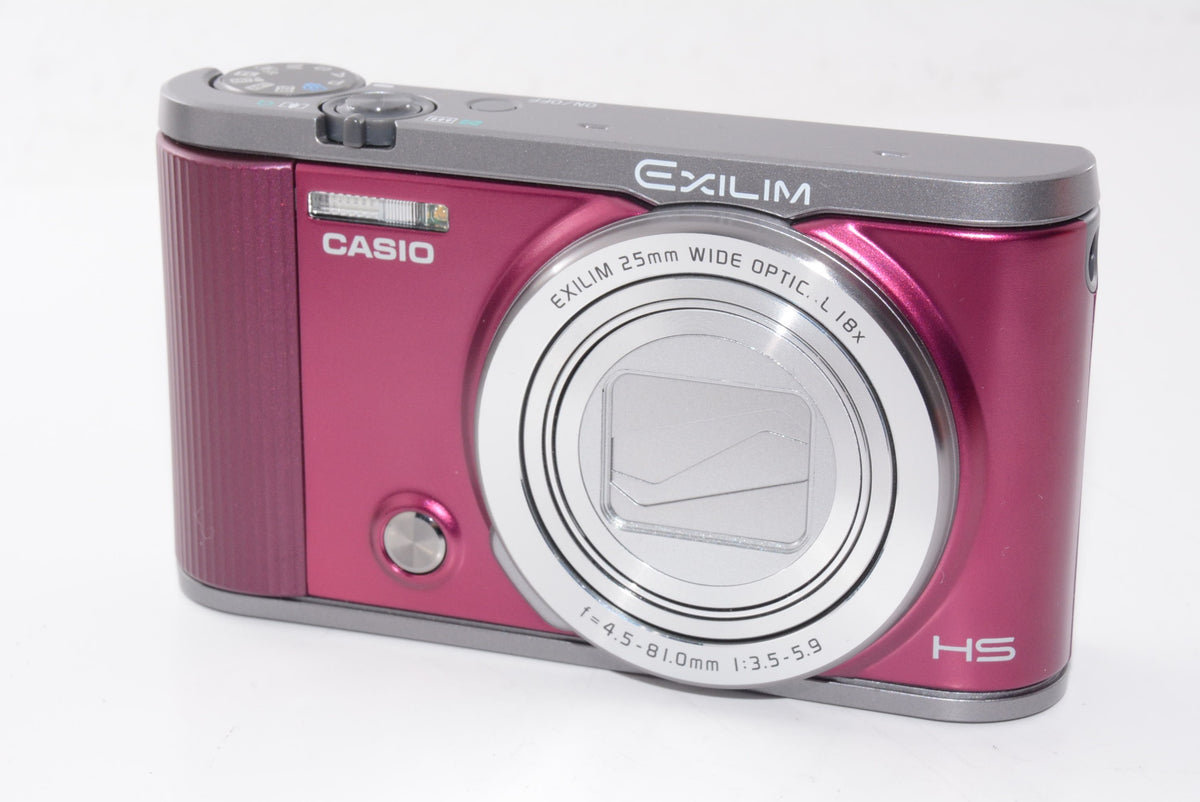 【外観特上級】CASIO デジタルカメラ EXILIM 自分撮りチルト液晶 EX-ZR1700WR ワインレッド