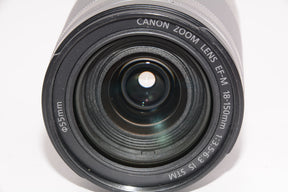 【外観並級】Canon 望遠ズームレンズ EF-M18-150mm F3.5-6.3 IS STM ミラーレス専用 シルバー EF-M18-150ISSTMSL