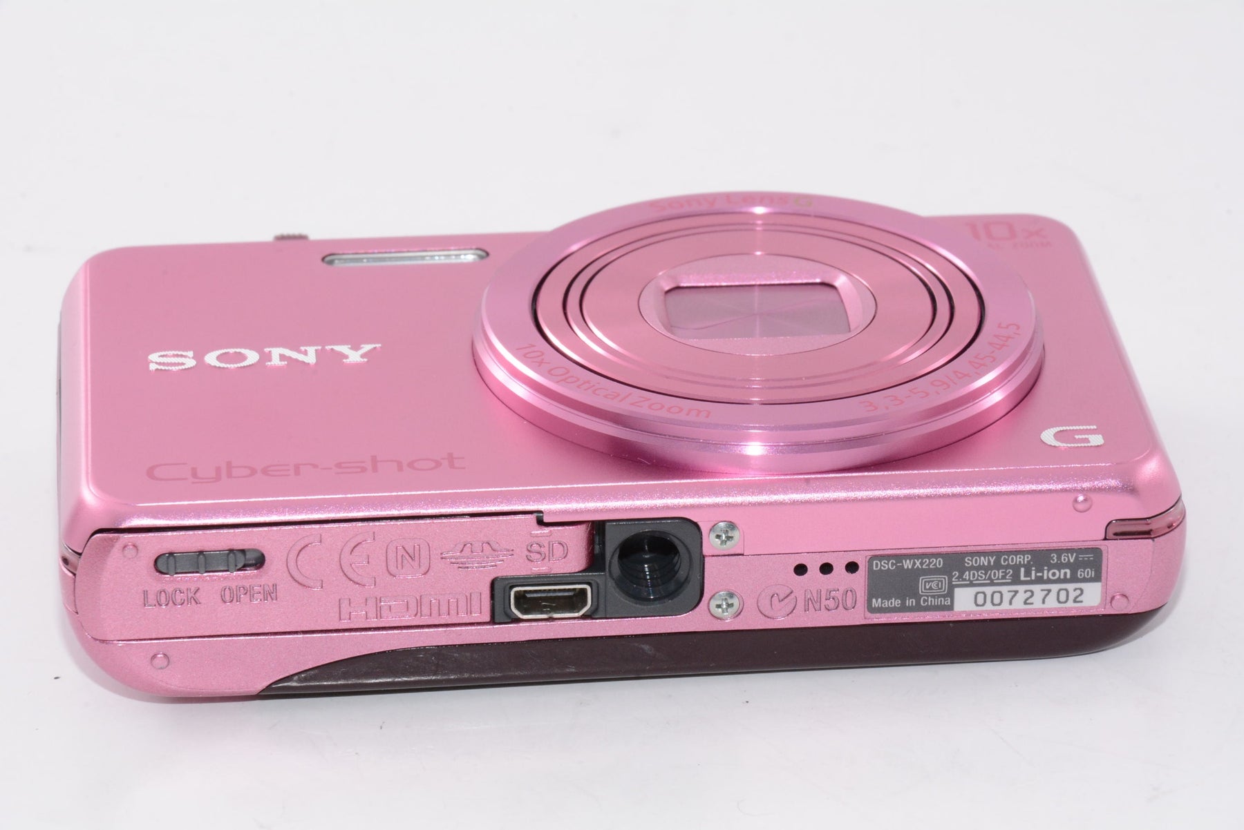 【外観特上級】SONY デジタルカメラ Cybershot W220 ピンク DSC-W220/P