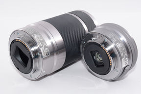【外観並級】SONY ミラーレス一眼 α6000 ダブルズームレンズキット シルバー ILCE-6000Y S