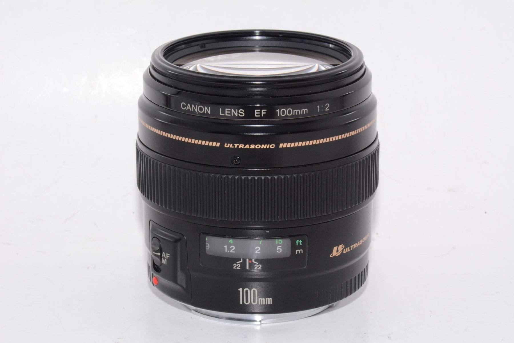 【外観特上級】Canon 単焦点中望遠レンズ EF100mm F2 USM フルサイズ対応