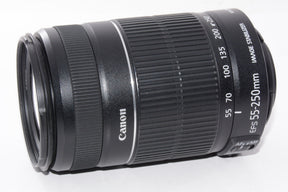 【外観特上級】Canon 望遠ズームレンズ EF-S55-250mm F4-5.6 IS II