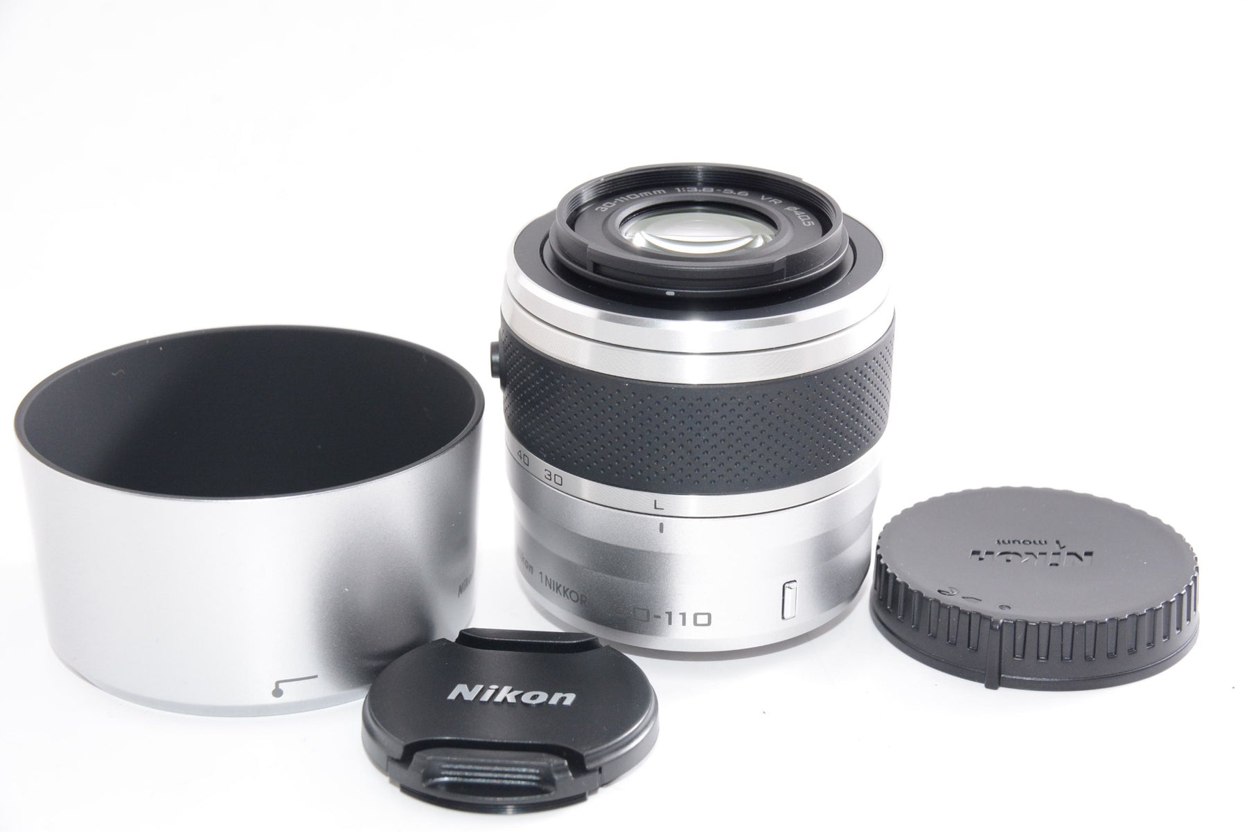 【外観特上級】Nikon 1 NIKKOR VR 30-110mm f/3.8-5.6 シルバー