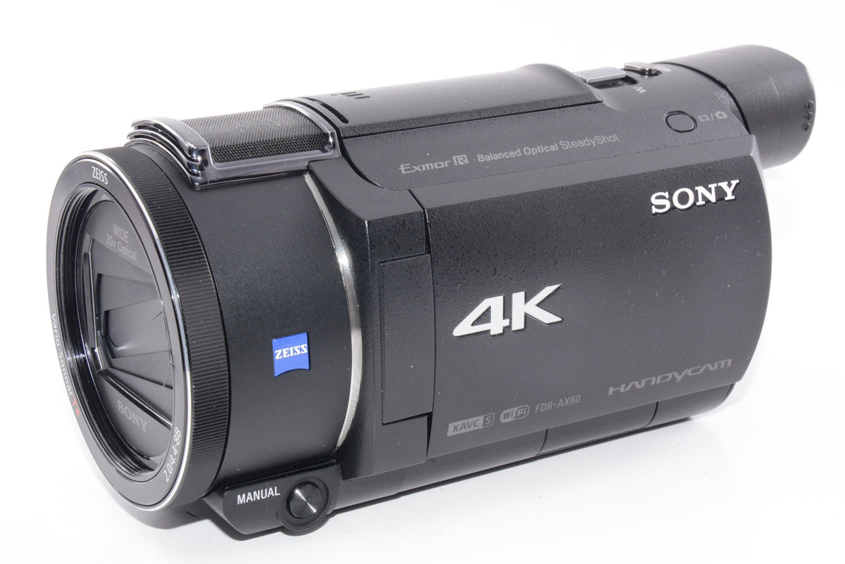 【外観特上級】ソニー ビデオカメラ FDR-AX60 4K 64GB ブラック
