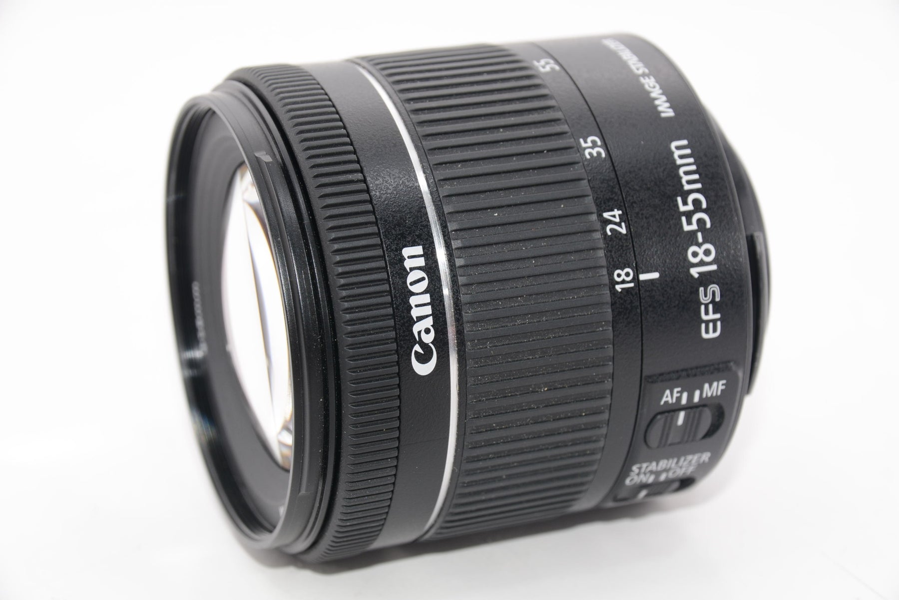 【外観特上級】Canon 標準ズームレンズ EF-S18-55mm F3.5-5.6 IS STM