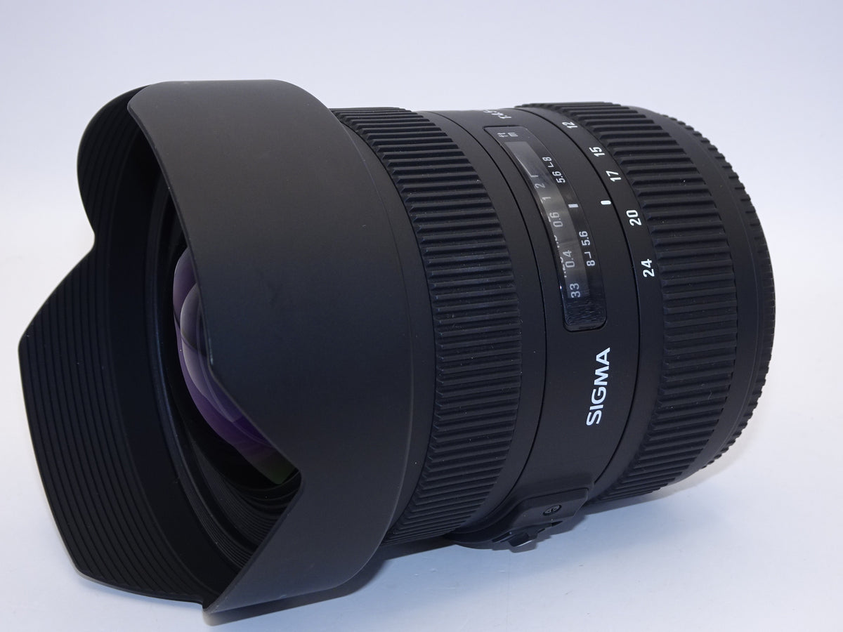 【外観特上級】SIGMA 広角ズームレンズ 12-24mm F4.5-5.6IIDG HSM ニコン用 フルサイズ対応 204556