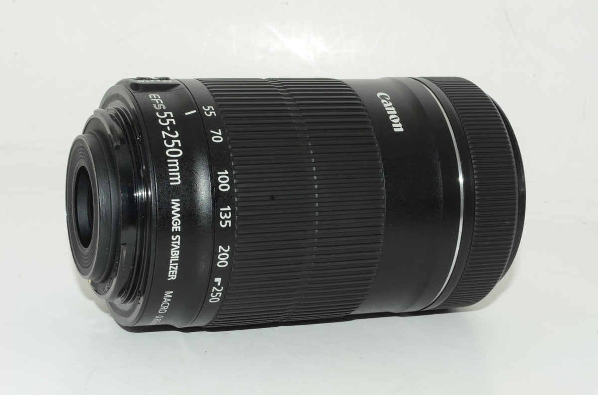 【外観特上級】Canon 望遠ズームレンズ EF-S55-250mm F4-5.6 IS STM