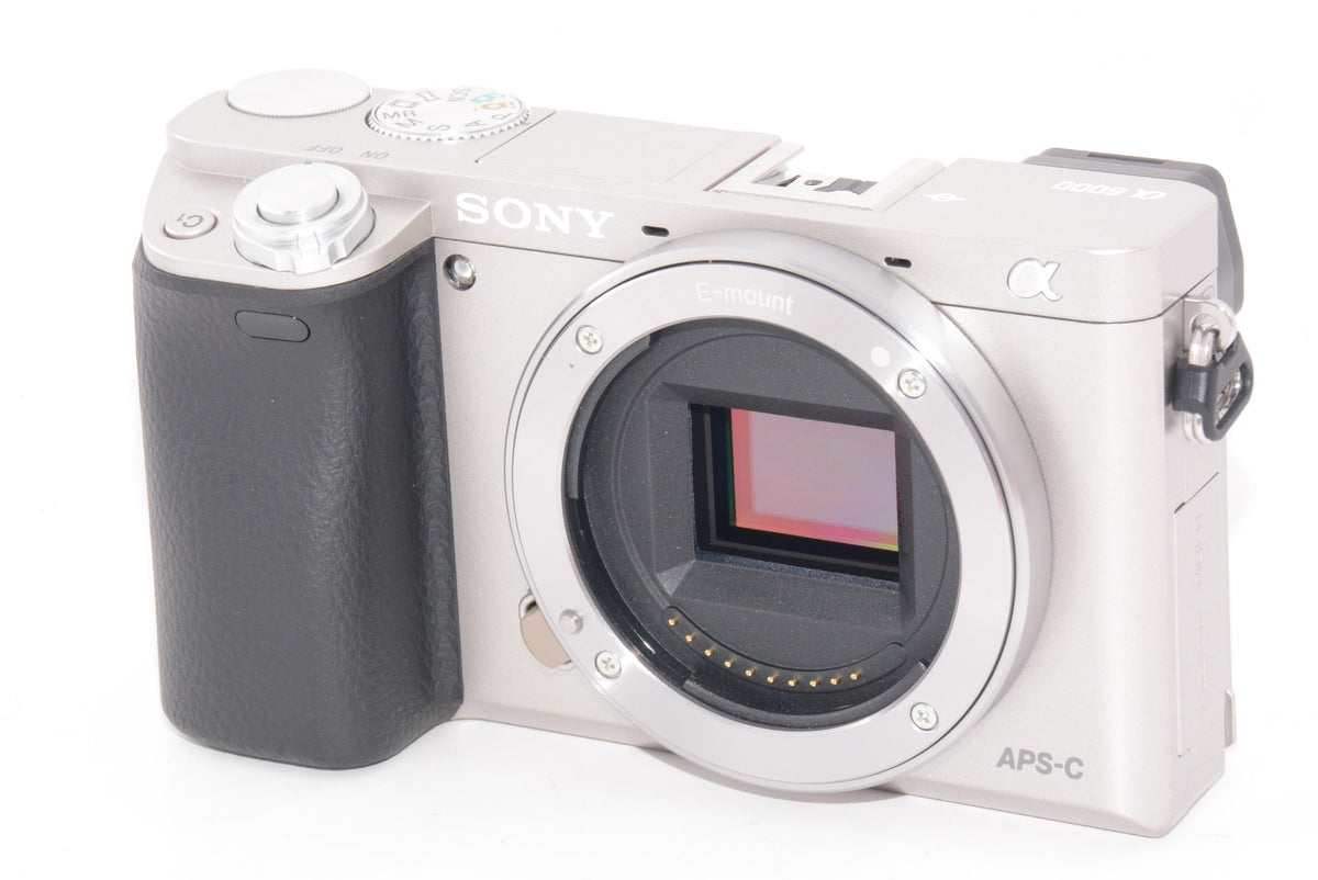 【外観特上級】ソニー ミラーレス一眼 α6000 パワーズームレンズキット E PZ 16-50mm F3.5-5.6 OSS シルバー ILCE-6000L S
