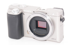 【外観特上級】ソニー ミラーレス一眼 α6000 パワーズームレンズキット E PZ 16-50mm F3.5-5.6 OSS シルバー ILCE-6000L S