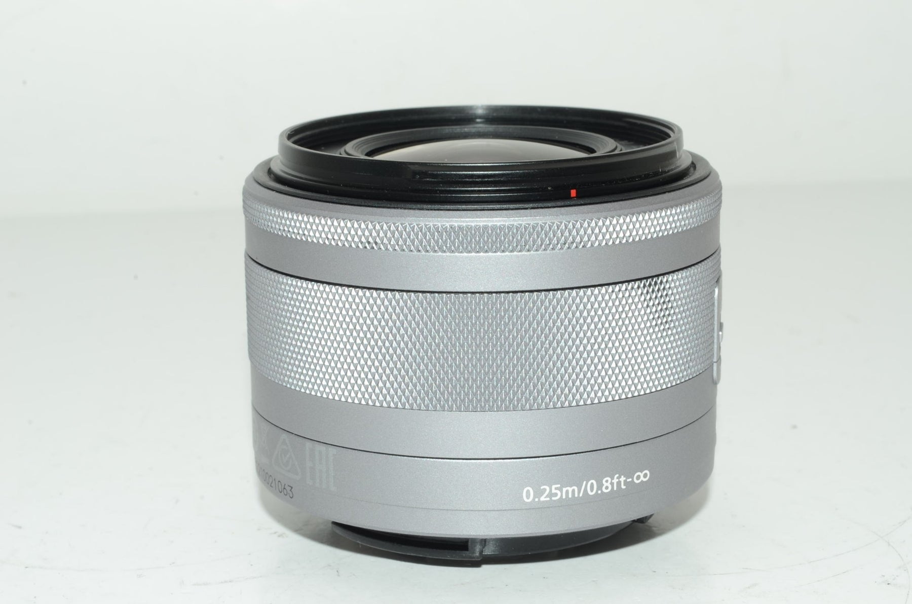 【外観並級】Canon 標準ズームレンズ EF-M15-45mm F3.5-6.3IS STM(シルバー) ミラーレス一眼対応 EF-M15-45ISSTMSL