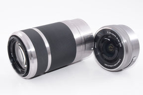 【外観並級】SONY ミラーレス一眼 α6000 ダブルズームレンズキット シルバー ILCE-6000Y S