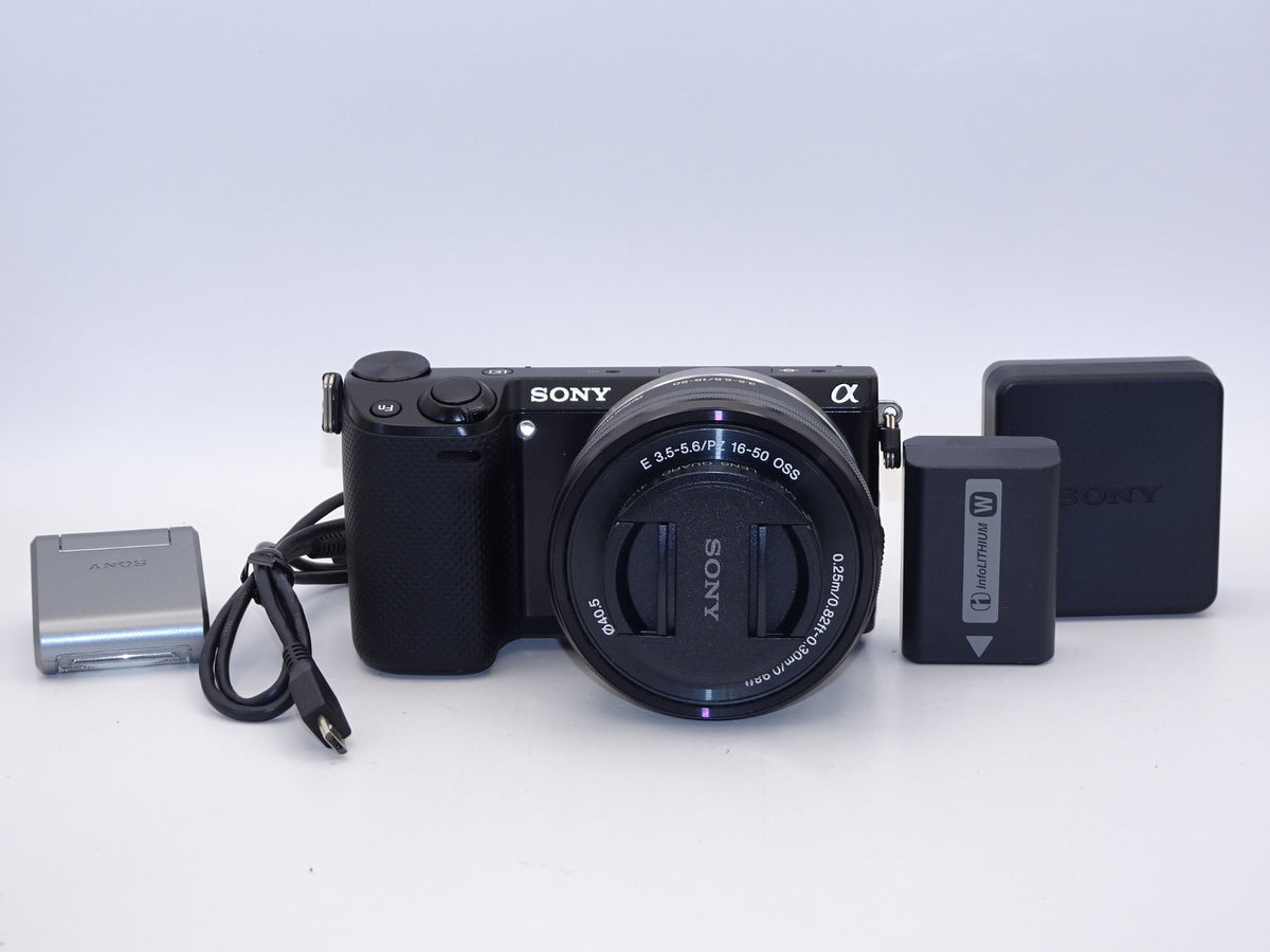 【外観特上級】SONY ミラーレス一眼 α NEX-5R パワーズームレンズキット NEX-5RL/B