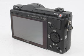 【外観特上級】ソニー SONY ミラーレス一眼 α5100 パワーズームレンズキット E PZ 16-50mm F3.5-5.6 OSS付属 ブラック ILCE-5100L-B