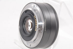 【外観特上級】Canon 単焦点広角レンズ EF-M22mm F2 STM シルバー ミラーレス一眼対応 EF-M222STMSL
