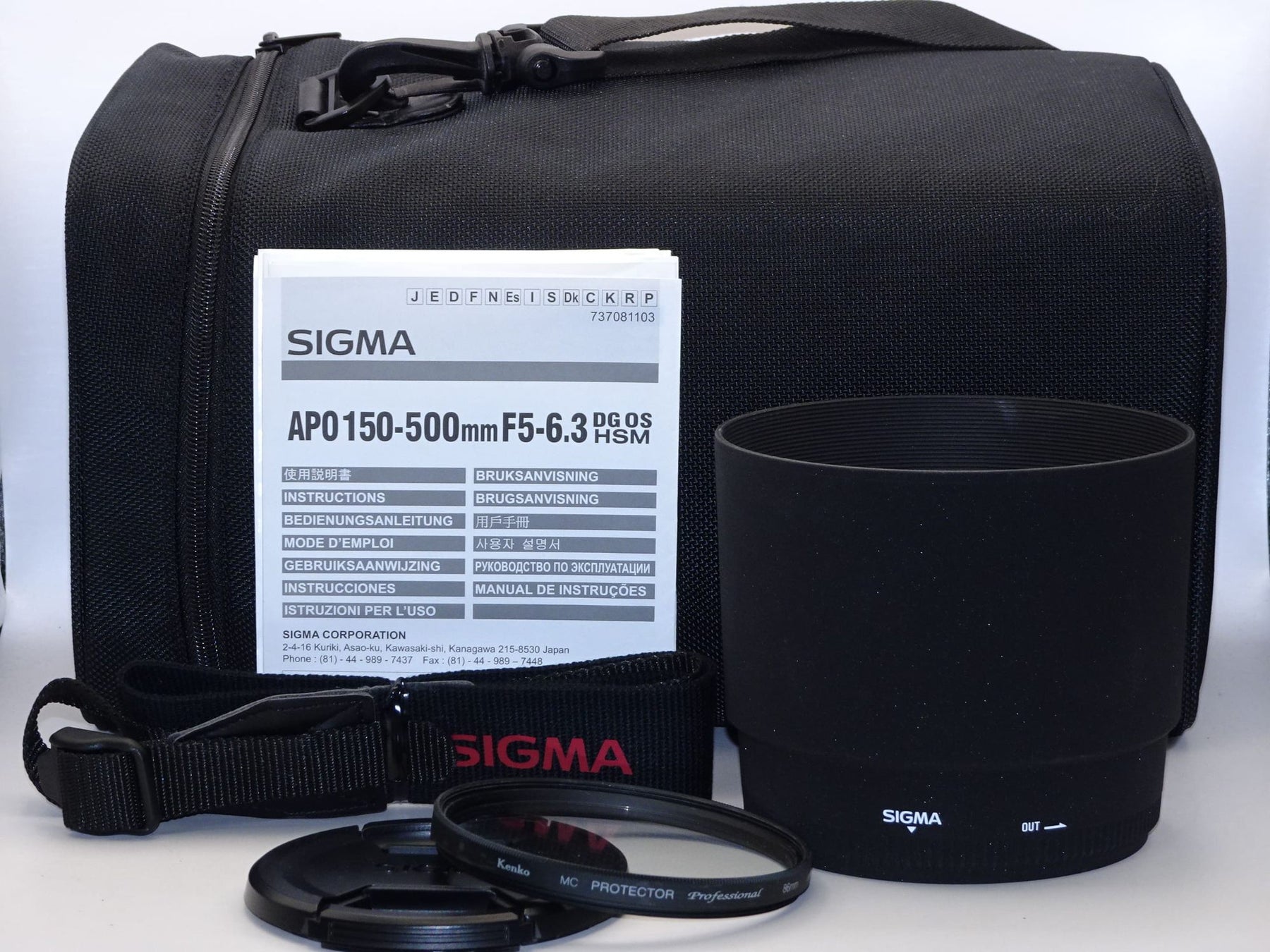 【外観並級】SIGMA 超望遠ズームレンズ APO 150-500mm F5-6.3 DG OS HSM キヤノン用 フルサイズ対応 737542