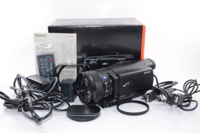 【外観特上級】ソニー SONY ビデオカメラ FDR-AX100 4K 光学12倍 ブラック Handycam FDR-AX100 BC